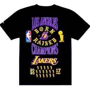 Born X Raised Lakers Championship Tee